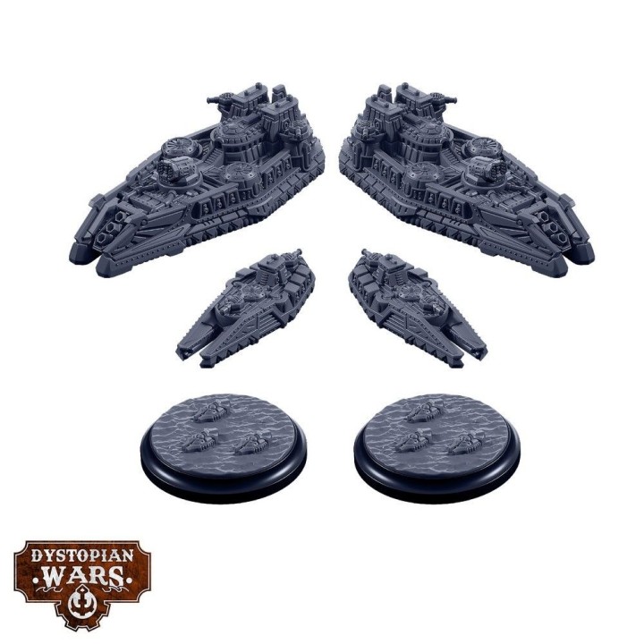 Figurines de l'Egyptian Frontline Squadrons pour le Dystopian Wars