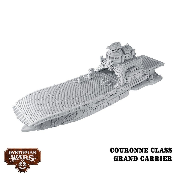 Figurines du Couronne Battlefleet Set (Alliance) de Dystopian Wars