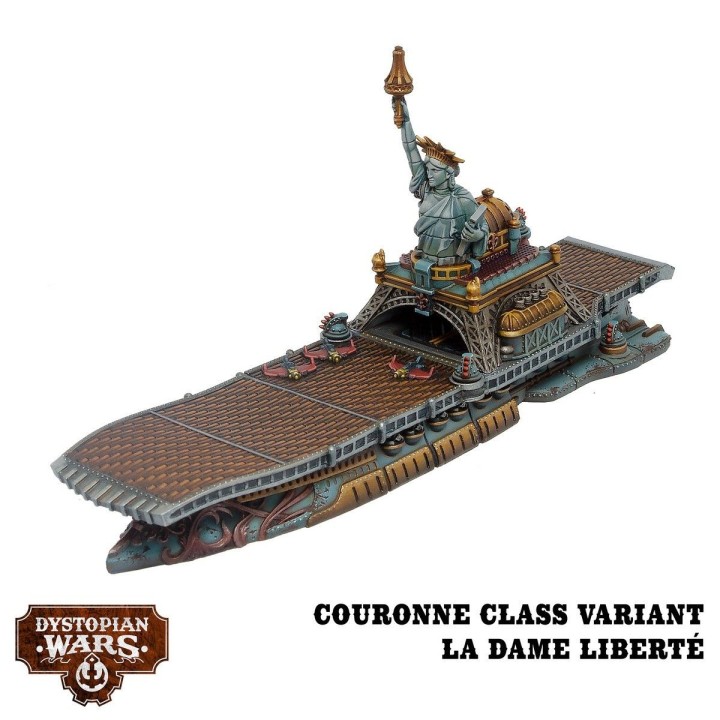 Figurines du Couronne Battlefleet Set (Alliance) de Dystopian Wars