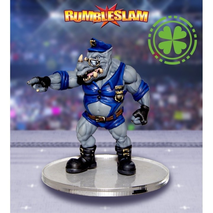 Figurine de l'Officer Reno (en VF) pour Rumbleslam (TT Combat)