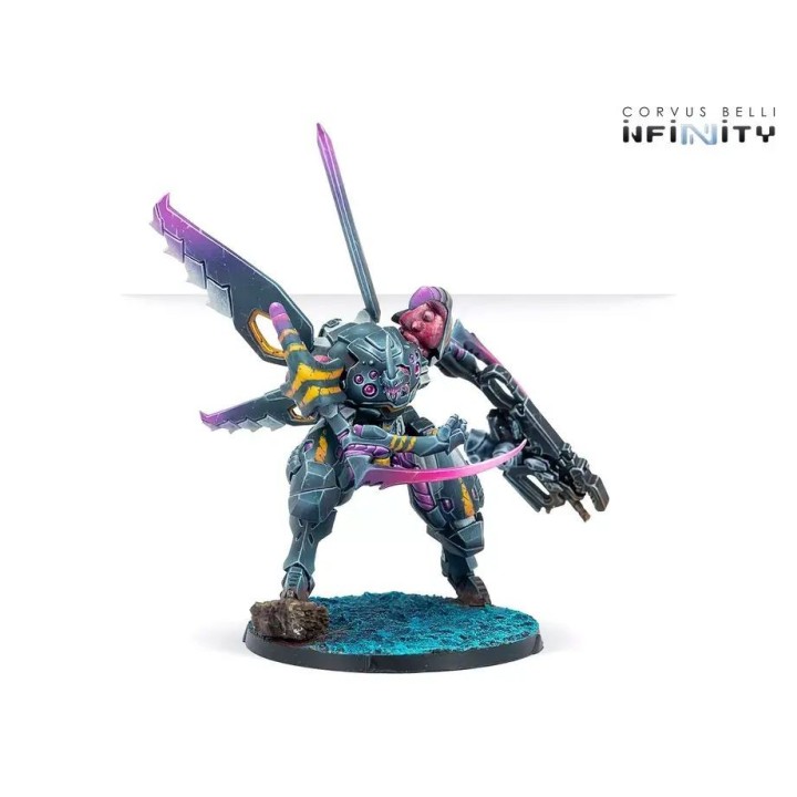 Figurine du Caskuda WCD Jump Operator pour l'Armée Combinée à Infinity de Corvus