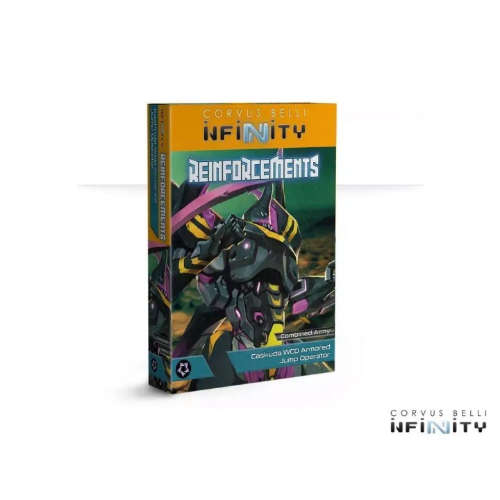 Figurine du Caskuda WCD Jump Operator pour l'Armée Combinée à Infinity de Corvus