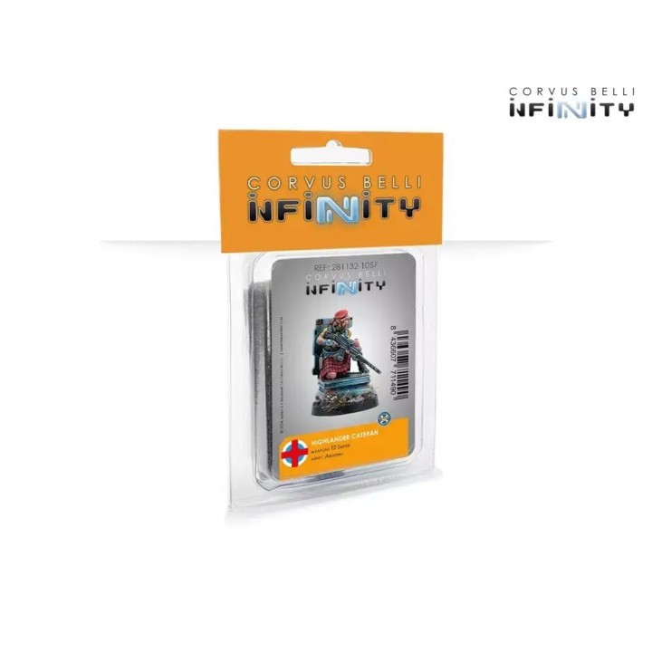 Figurine du fameux Cateran avec son Sniper T2 des Ariadnais à Infinity