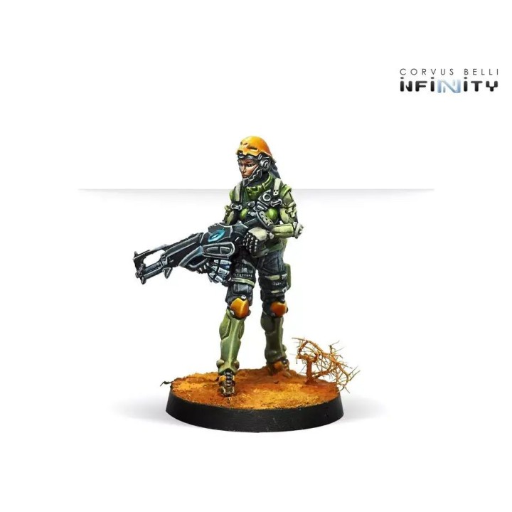 Figurines des Druze Shock Team pour Infinity (Corvus Belli) + Jethro et Arslan !