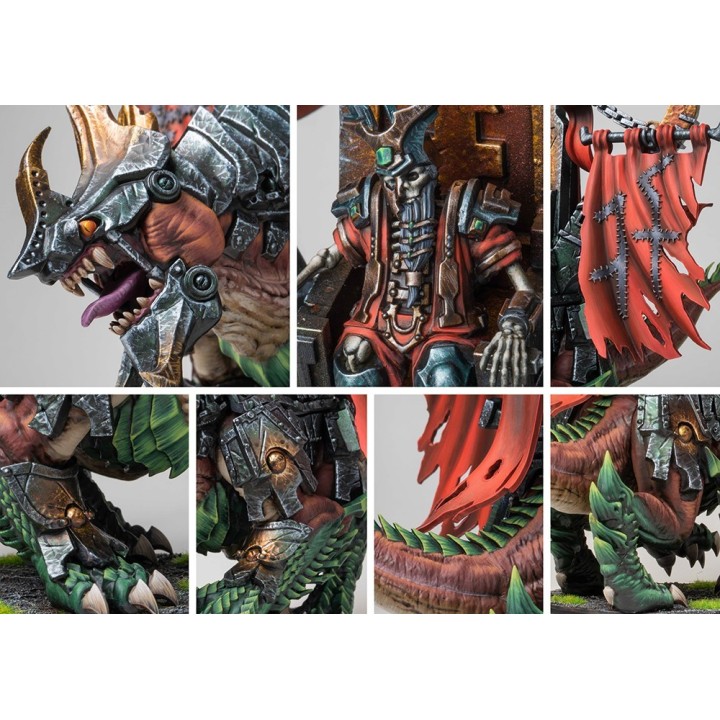 Jolie figurine mastoc du Ironclad Drake Dweghom pour Conquest