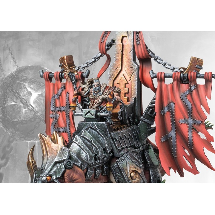 Figurine de du Raegh Drake Rider Dweghom de Conquest (Para Bellum Wargames)