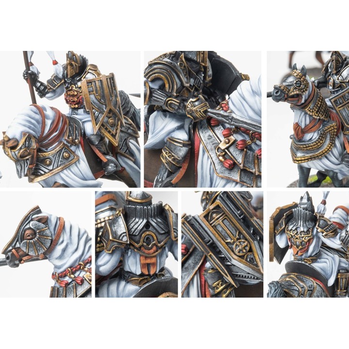 Figurines de l'Order of the Sealed Temple des 100K pour Conquest (Para Bellum)