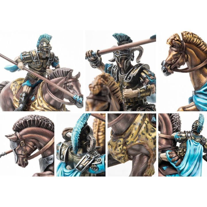 Figurines de Companion Cavalry pour les City States à Conquest (Para Bellum)
