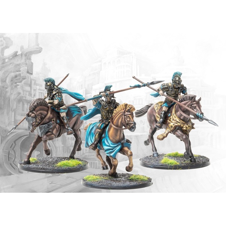 Figurines de Companion Cavalry pour les City States à Conquest (Para Bellum)
