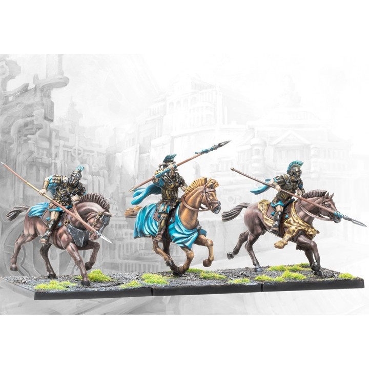 Figurines de Companion Cavalry pour les City States à Conquest (Para Bellum)