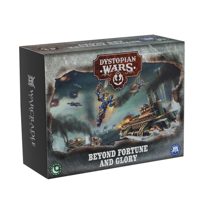 Figurines du set Beyond Fortune and Glory pour Dystopian Wars (Warcradle)