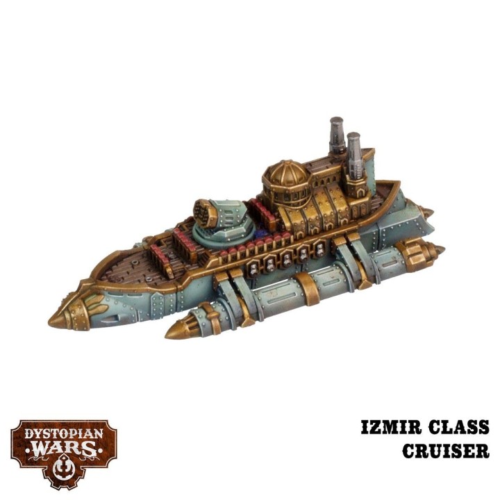 Figurines du set Beyond Fortune and Glory pour Dystopian Wars (Warcradle)