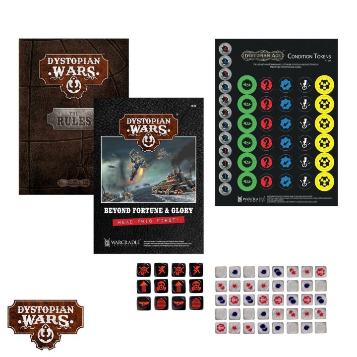 Figurines du set Beyond Fortune and Glory pour Dystopian Wars (Warcradle)