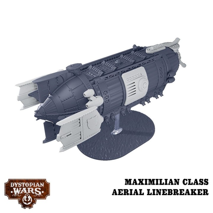Figurines du Maximilian Aerial Linebreaker (Imperium) de Dystopian Wars
