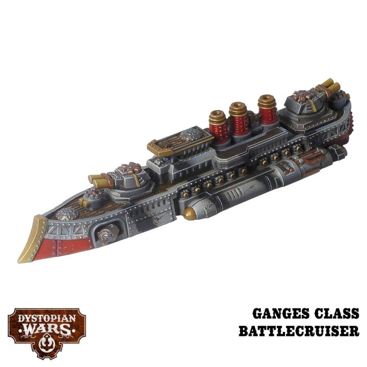 Figurines du Ganges Battlefleet Set pour the Crown de Dystopian Wars
