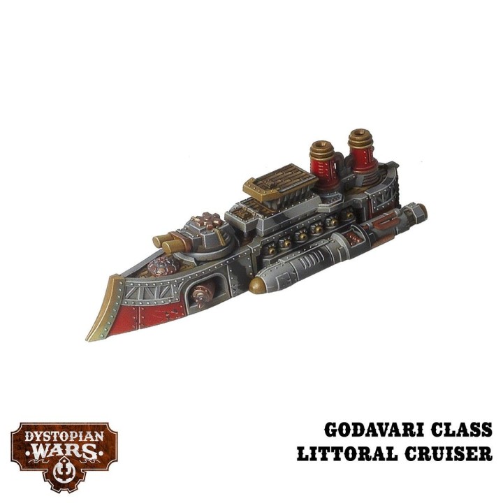 Figurines du Ganges Battlefleet Set pour the Crown de Dystopian Wars