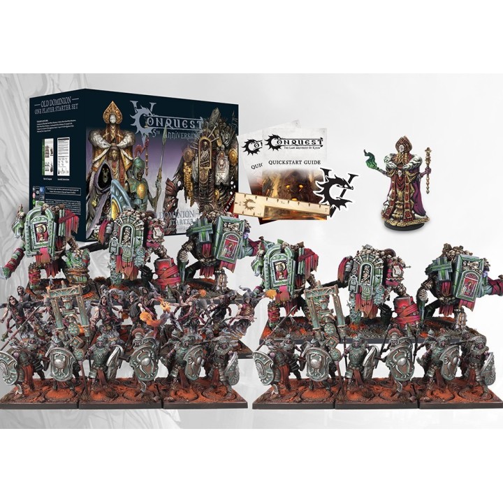 Figurines du Old Dominion 5th Anniversary Supercharged Starter Set pour Conquest