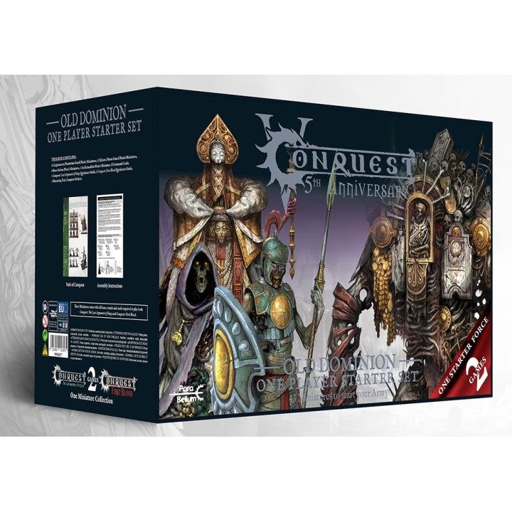 Figurines du Old Dominion 5th Anniversary Supercharged Starter Set pour Conquest