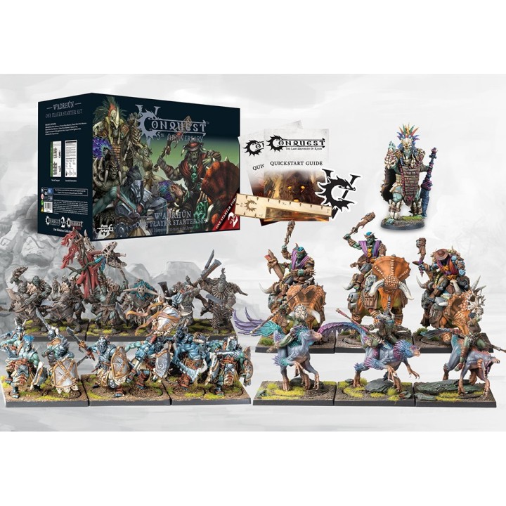 Figurines du 1 Player Starter Set W'adrhun pour Conquest