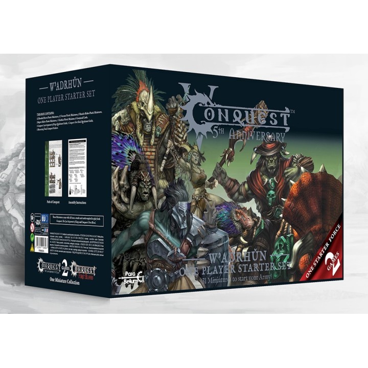 Figurines du 1 Player Starter Set W'adrhun pour Conquest
