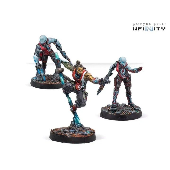 Retrouvez les trois figurines de Zeros Nomades, dont le 000 Bran do Castro,