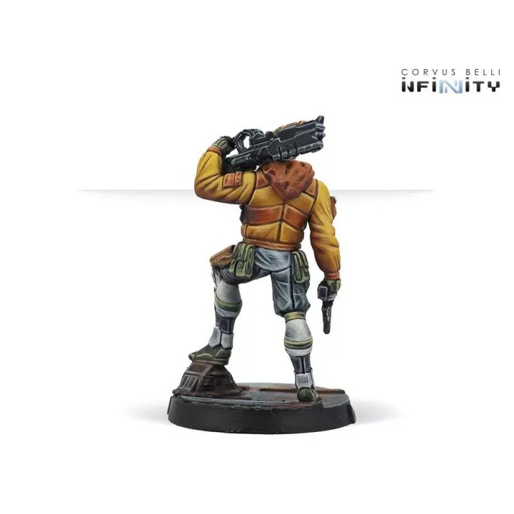 Figurine Infinity du Bounty Hunter Event Exclusive Edition de l'Adepticon 2024