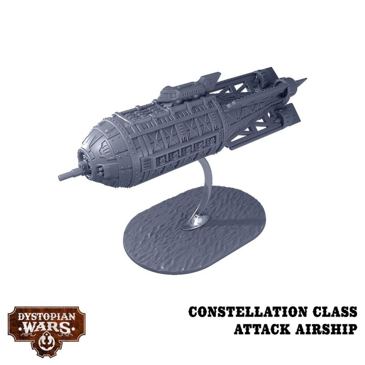 Figurines de la Honourable Eclipse Company Battlefleet Set (Dystopian Wars)