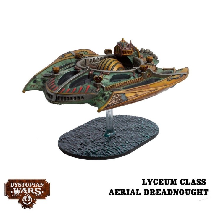 Figurines de la Crimson League Battlefleet Set (Dystopian Wars)