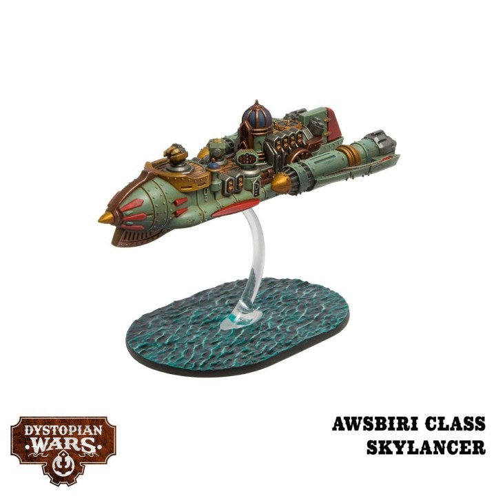 Figurines de la Crimson League Battlefleet Set (Dystopian Wars)