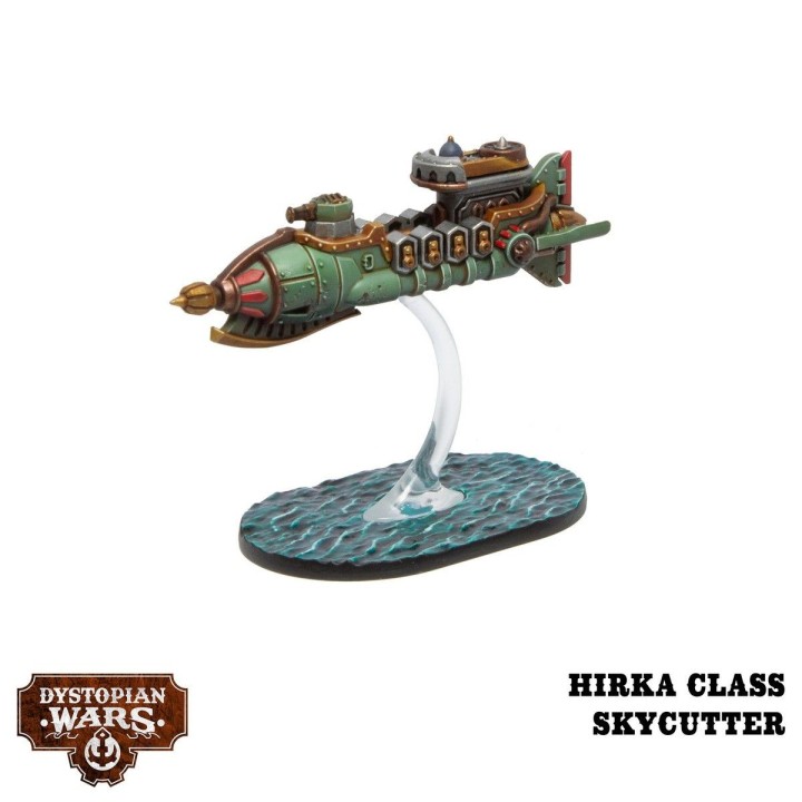 Figurines de la Crimson League Battlefleet Set (Dystopian Wars)