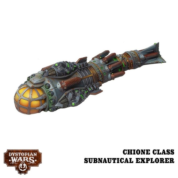 Figurines du Chione Battlefleet Set des Enlightened (Dystopian Wars)