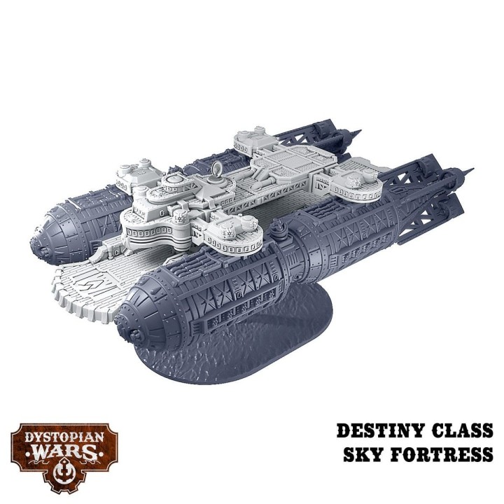 Figurines de la Destiny Battlefleet pour Dystopian Wars (Union)