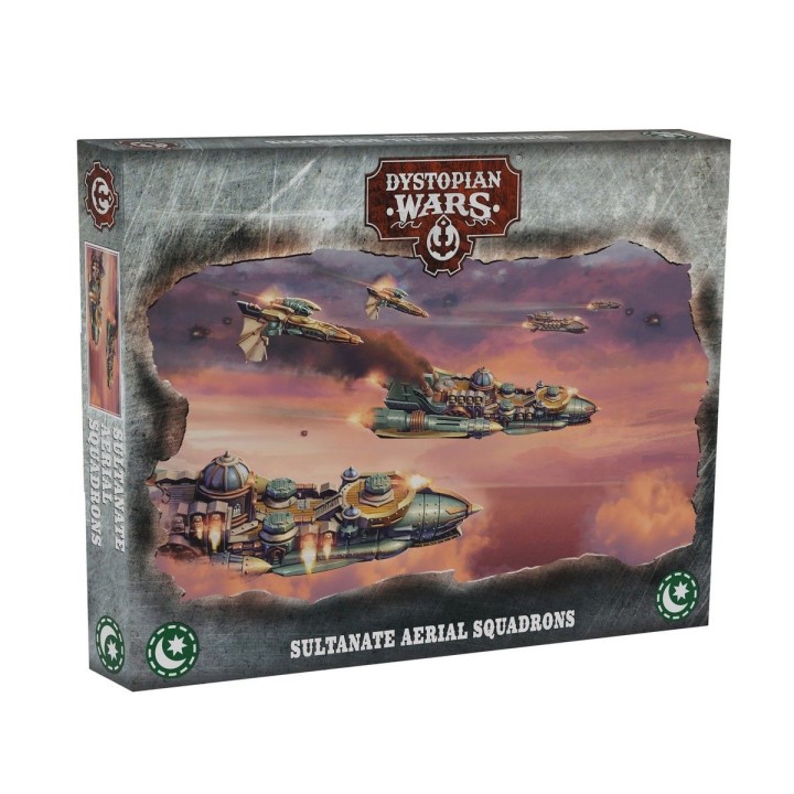 Figurines des Sultanate Aerial Squadrons pour Dystopian Wars (Warcradle Studio)
