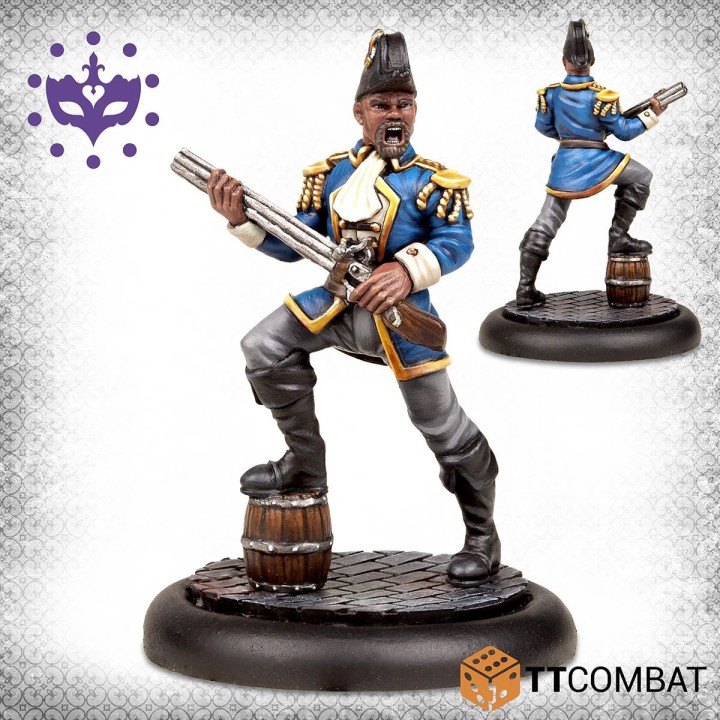 Figurines de la Venetian Navy des Patricians de Carnevale (TT Combat)