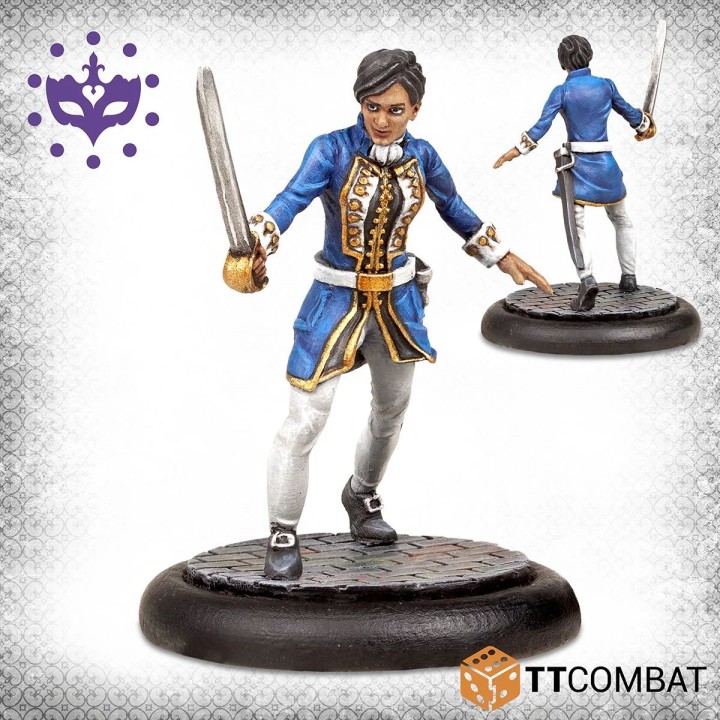 Figurines de la Venetian Navy des Patricians de Carnevale (TT Combat)