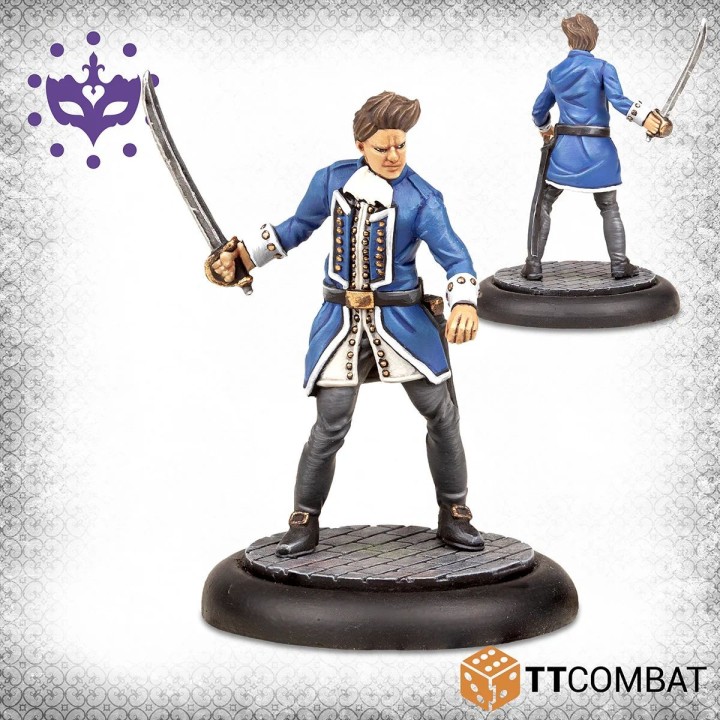 Figurines de la Venetian Navy des Patricians de Carnevale (TT Combat)