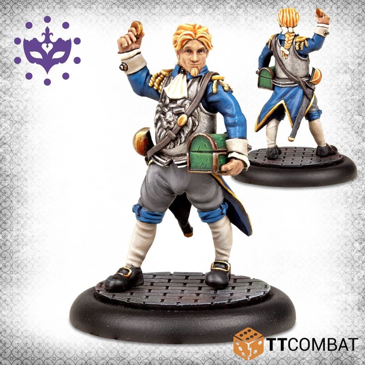 Figurines de la Venetian Navy des Patricians de Carnevale (TT Combat)