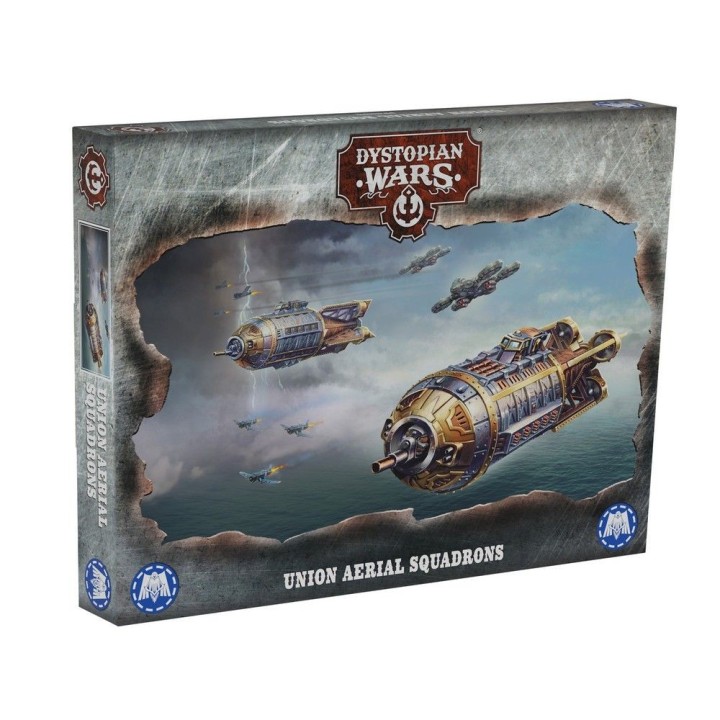 Figurines des Union Aerial Squadrons pour Dystopian Wars (Warcradle Studios)