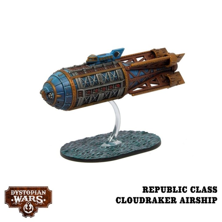 Figurines des Union Aerial Squadrons pour Dystopian Wars (Warcradle Studios)