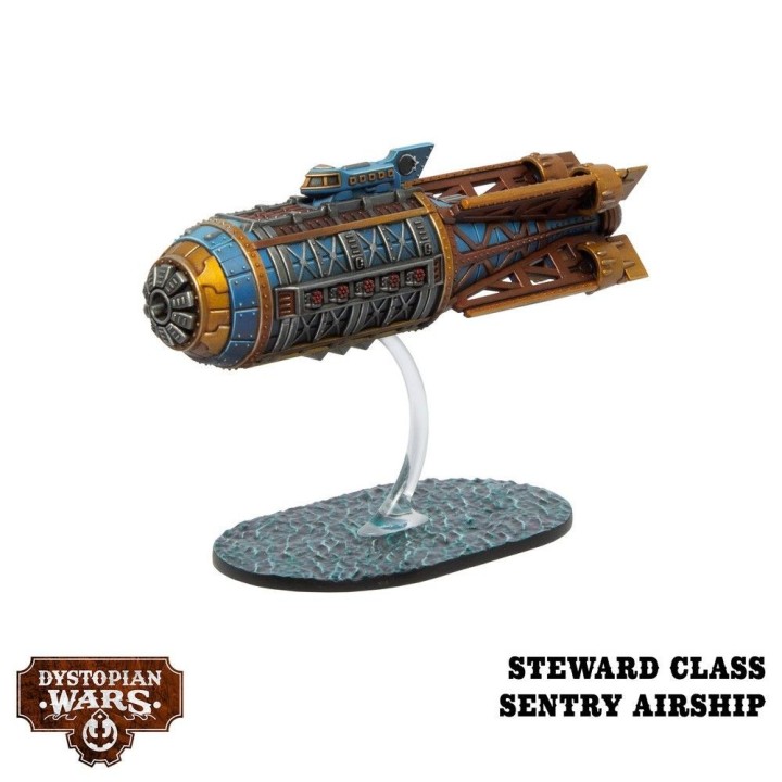 Figurines des Union Aerial Squadrons pour Dystopian Wars (Warcradle Studios)