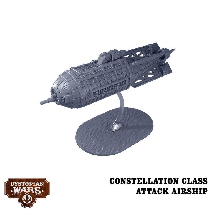 Figurines des Union Aerial Squadrons pour Dystopian Wars (Warcradle Studios)