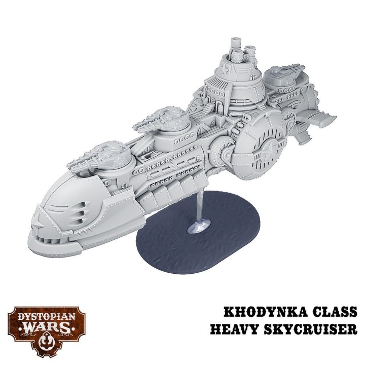 Figurines de la Khodynka Battlefleet Set du Commonwealth de Dystopian Wars