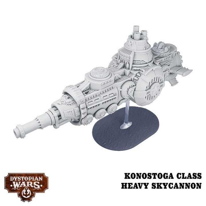 Figurines de la Khodynka Battlefleet Set du Commonwealth de Dystopian Wars
