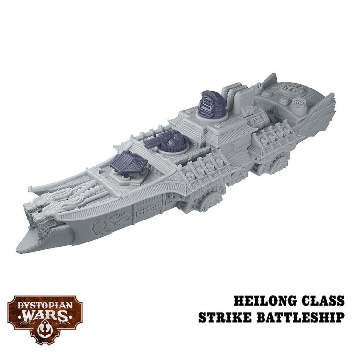 Figurines de l'Ergun Battlefleet Set de l'Empire (Dystopian Wars)