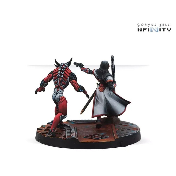 Infinity - Figurine du Daemonist Obervant des Nomades