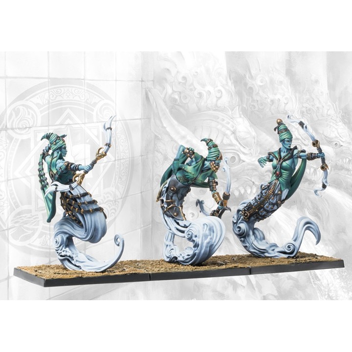 Figurines de Windborne Djinn pour les Sorcerer Kings à Conquest -Para Bellum