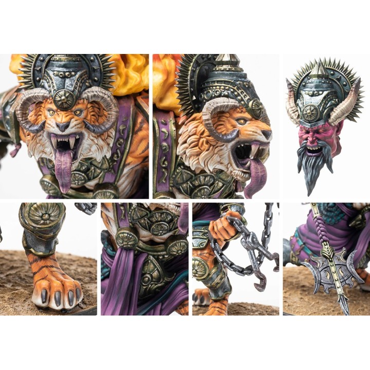 Figurine Conquest de Rakshasa Ravanar pour les Sorcerer Kings
