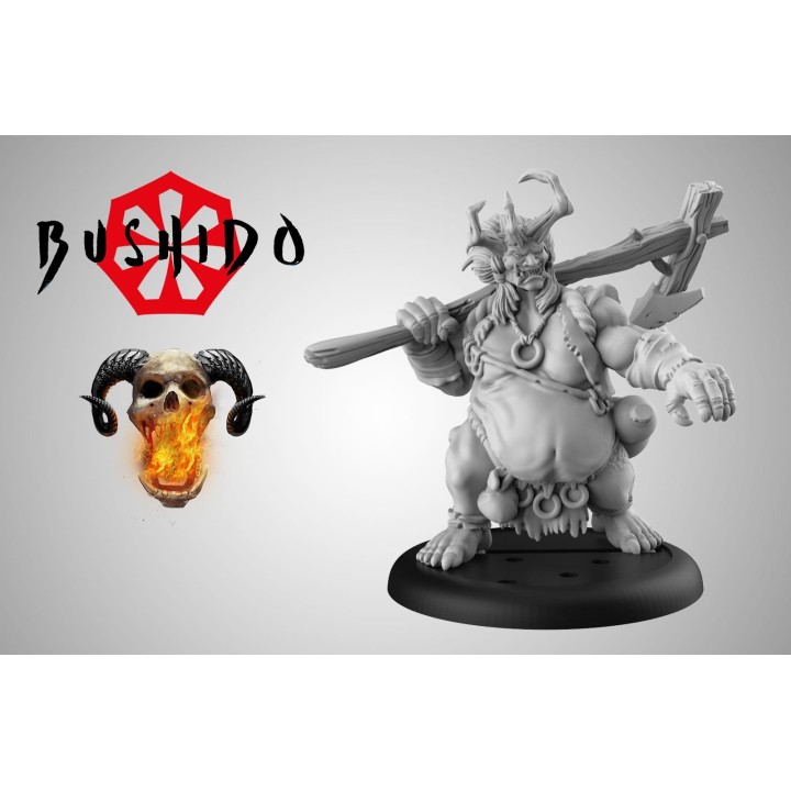 Figurine de Taburo l'inébranlable de la Vague Sauvage à Bushido