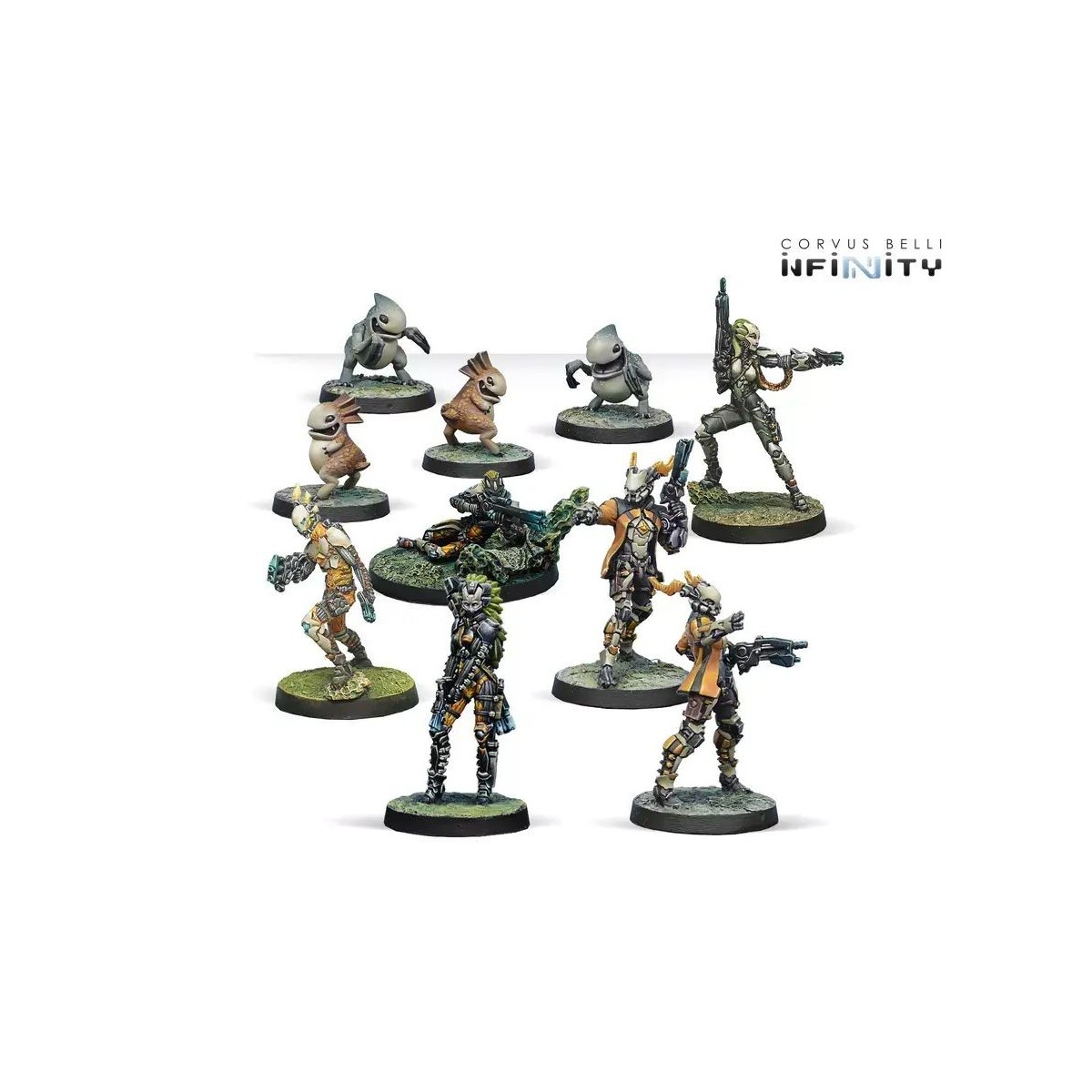 Figurines du Tohaa Combat Force Special Relaese Pack Beta pour Infinity
