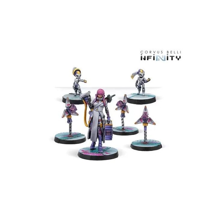 Figurines du Aleph Support Pack beta à Infinity (oui, c'est une Sophotec)